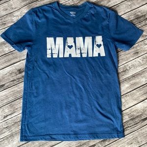 MaMa V beck Mossimo Distressed Heather Look T-Shirt Small